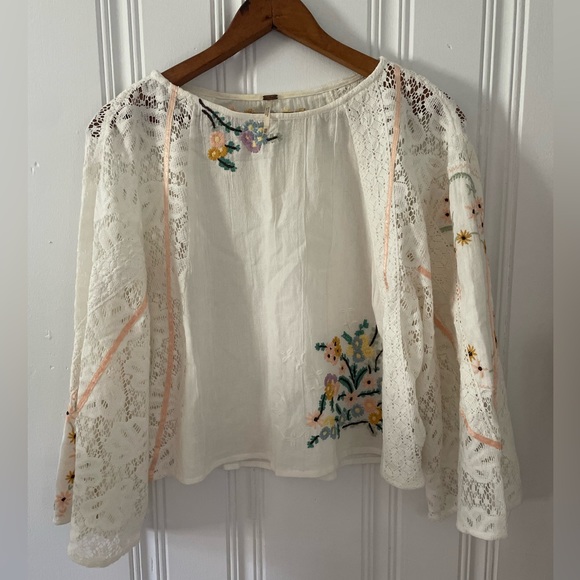 Free People Tops - Free People - Paris Picnic Patchwork Top